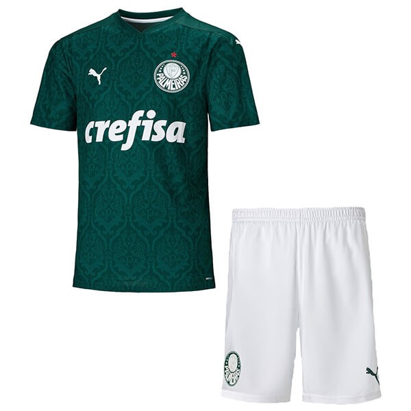 Camiseta Palmeiras Replica Primera Ropa Niños 2020/21 Verde